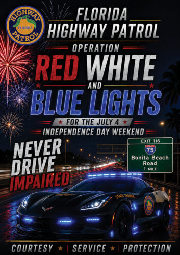FHP announces ‘Operation Red  White & Blue Lights’